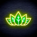 ADVPRO Mariguana Ultra-Bright LED Neon Sign fnu0332 - Green & Yellow