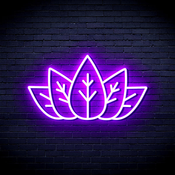 ADVPRO Mariguana Ultra-Bright LED Neon Sign fnu0332 - Purple