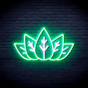 ADVPRO Mariguana Ultra-Bright LED Neon Sign fnu0332 - White & Green
