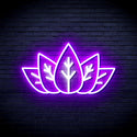 ADVPRO Mariguana Ultra-Bright LED Neon Sign fnu0332 - White & Purple
