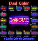 ADVPRO Man Cave Ultra-Bright LED Neon Sign fnu0333 - Dual-Color