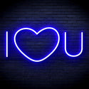 ADVPRO I Love You Ultra-Bright LED Neon Sign fnu0336 - Blue