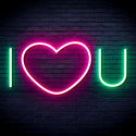 ADVPRO I Love You Ultra-Bright LED Neon Sign fnu0336 - Green & Pink