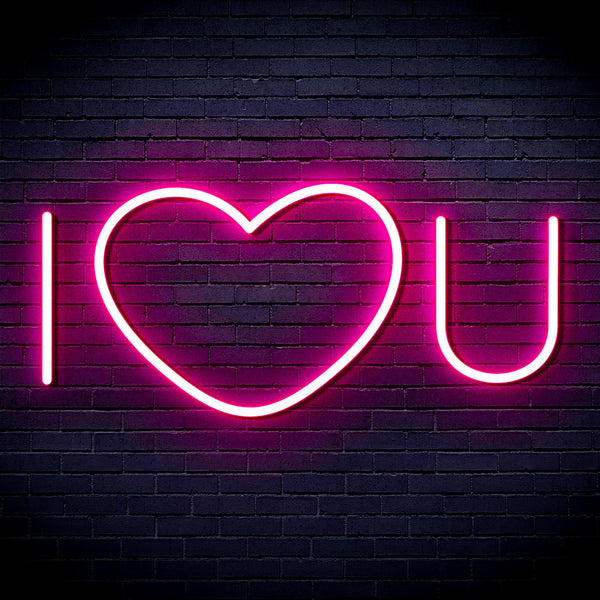 ADVPRO I Love You Ultra-Bright LED Neon Sign fnu0336 - Pink