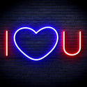 ADVPRO I Love You Ultra-Bright LED Neon Sign fnu0336 - Red & Blue