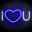 ADVPRO I Love You Ultra-Bright LED Neon Sign fnu0336 - White & Blue
