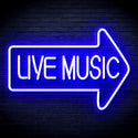 ADVPRO Live Music Ultra-Bright LED Neon Sign fnu0337 - Blue