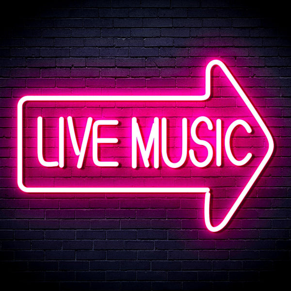 ADVPRO Live Music Ultra-Bright LED Neon Sign fnu0337 - Pink