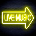 ADVPRO Live Music Ultra-Bright LED Neon Sign fnu0337 - Yellow