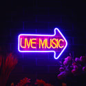ADVPRO Live Music Ultra-Bright LED Neon Sign fnu0337