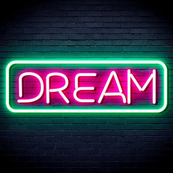 ADVPRO Dream Ultra-Bright LED Neon Sign fnu0338 - Green & Pink