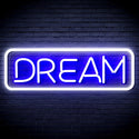 ADVPRO Dream Ultra-Bright LED Neon Sign fnu0338 - White & Blue
