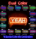 ADVPRO Yeah Ultra-Bright LED Neon Sign fnu0339 - Dual-Color