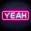 ADVPRO Yeah Ultra-Bright LED Neon Sign fnu0339 - White & Pink