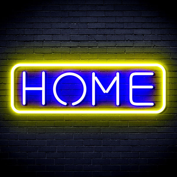 ADVPRO Home Ultra-Bright LED Neon Sign fnu0341 - Blue & Yellow