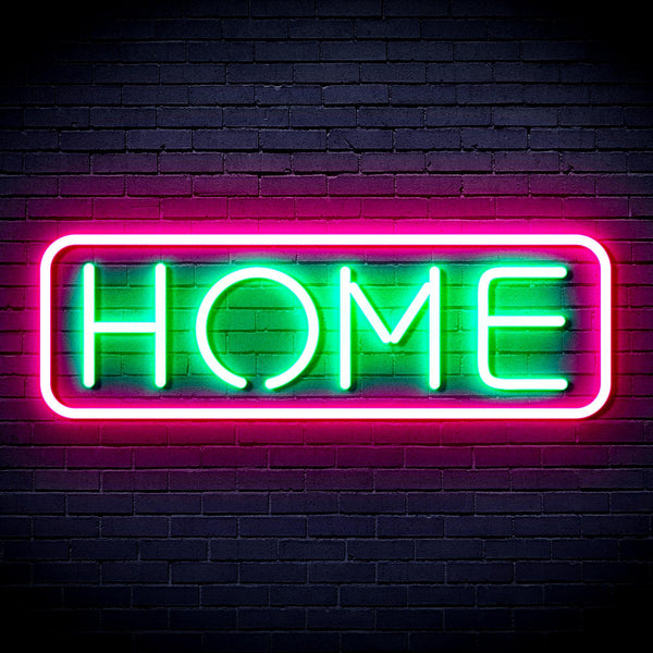 ADVPRO Home Ultra-Bright LED Neon Sign fnu0341 - Green & Pink
