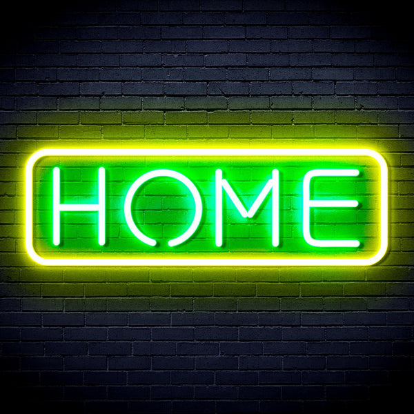ADVPRO Home Ultra-Bright LED Neon Sign fnu0341 - Green & Yellow