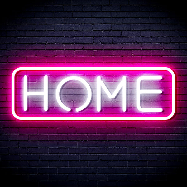 ADVPRO Home Ultra-Bright LED Neon Sign fnu0341 - White & Pink