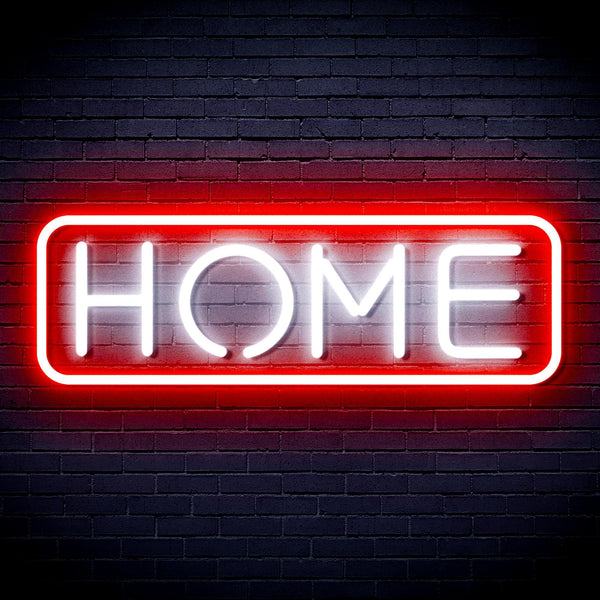 ADVPRO Home Ultra-Bright LED Neon Sign fnu0341 - White & Red