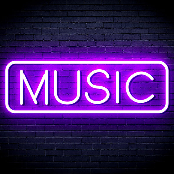 ADVPRO Music Ultra-Bright LED Neon Sign fnu0342 - Purple
