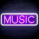 ADVPRO Music Ultra-Bright LED Neon Sign fnu0342 - White & Purple