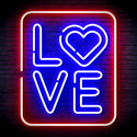 ADVPRO Love Ultra-Bright LED Neon Sign fnu0343 - Blue & Red