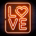 ADVPRO Love Ultra-Bright LED Neon Sign fnu0343 - Orange