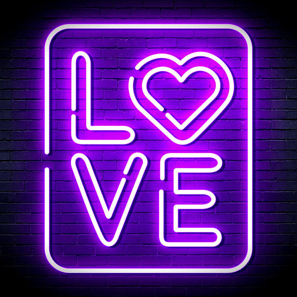 ADVPRO Love Ultra-Bright LED Neon Sign fnu0343 - Purple