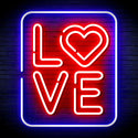 ADVPRO Love Ultra-Bright LED Neon Sign fnu0343 - Red & Blue