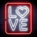 ADVPRO Love Ultra-Bright LED Neon Sign fnu0343 - White & Red