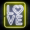 ADVPRO Love Ultra-Bright LED Neon Sign fnu0343 - White & Yellow