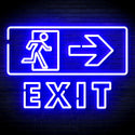 ADVPRO Exit Sign Ultra-Bright LED Neon Sign fnu0344 - Blue