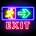 ADVPRO Exit Sign Ultra-Bright LED Neon Sign fnu0344 - Multi-Color 3