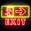 ADVPRO Exit Sign Ultra-Bright LED Neon Sign fnu0344 - Red & Yellow
