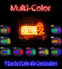 ADVPRO Enter Sign Ultra-Bright LED Neon Sign fnu0345 - Multi-Color