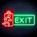 ADVPRO Exit Sign Ultra-Bright LED Neon Sign fnu0346 - Green & Red