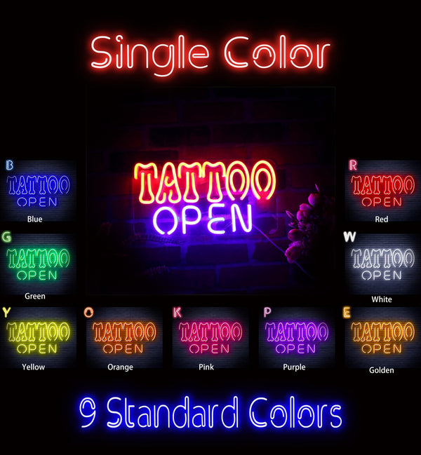 ADVPRO Tattoo Open Ultra-Bright LED Neon Sign fnu0347 - Classic
