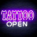 ADVPRO Tattoo Open Ultra-Bright LED Neon Sign fnu0347 - White & Purple