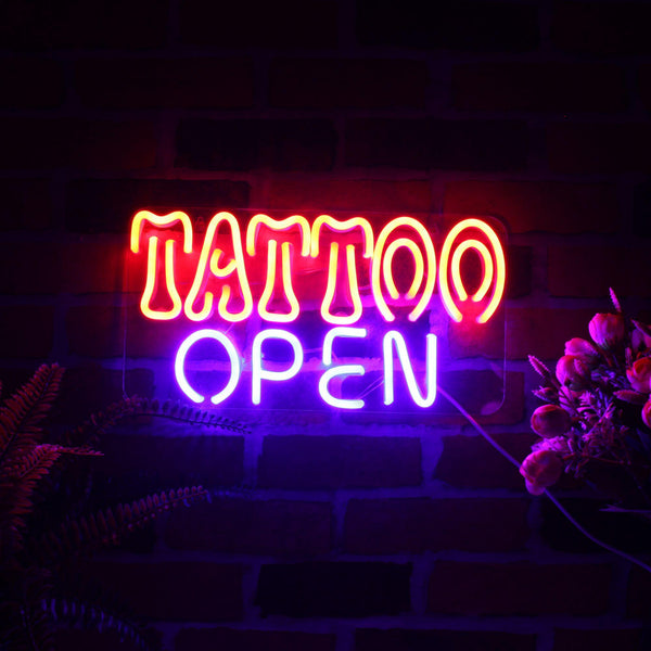 ADVPRO Tattoo Open Ultra-Bright LED Neon Sign fnu0347