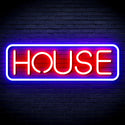 ADVPRO House Sign Ultra-Bright LED Neon Sign fnu0348 - Blue & Red