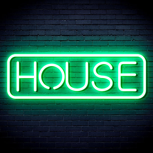 ADVPRO House Sign Ultra-Bright LED Neon Sign fnu0348 - Golden Yellow