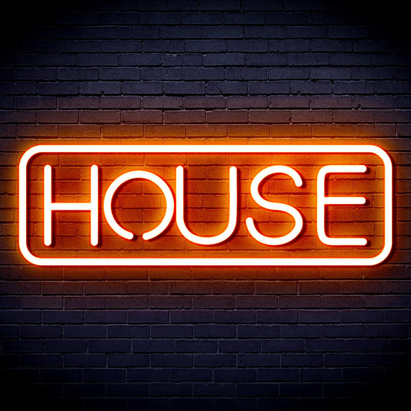 ADVPRO House Sign Ultra-Bright LED Neon Sign fnu0348 - Orange