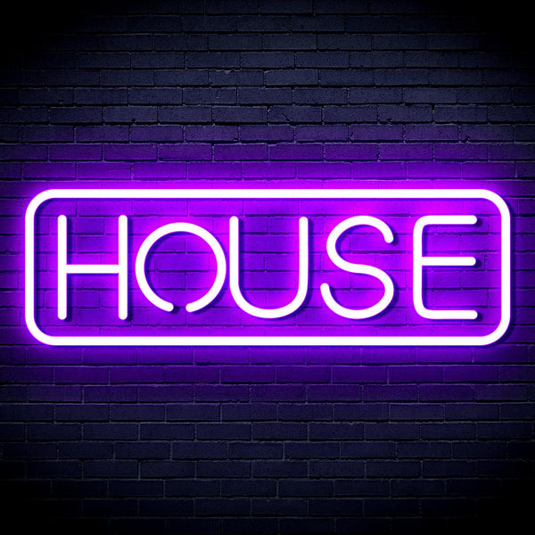 ADVPRO House Sign Ultra-Bright LED Neon Sign fnu0348 - Purple