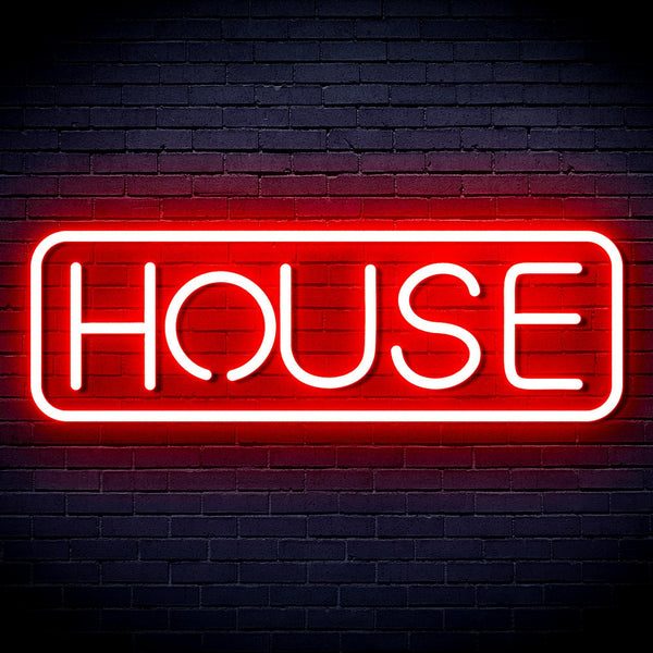 ADVPRO House Sign Ultra-Bright LED Neon Sign fnu0348 - Red