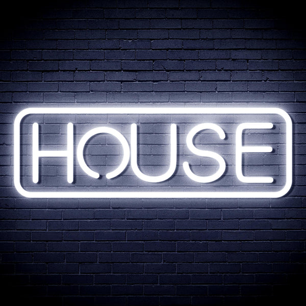 ADVPRO House Sign Ultra-Bright LED Neon Sign fnu0348 - White