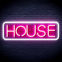 ADVPRO House Sign Ultra-Bright LED Neon Sign fnu0348 - White & Pink