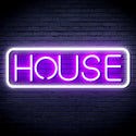 ADVPRO House Sign Ultra-Bright LED Neon Sign fnu0348 - White & Purple