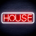 ADVPRO House Sign Ultra-Bright LED Neon Sign fnu0348 - White & Red