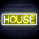 ADVPRO House Sign Ultra-Bright LED Neon Sign fnu0348 - White & Yellow