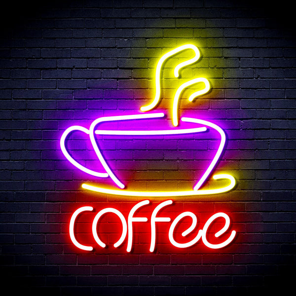 ADVPRO Coffee Cup Ultra-Bright LED Neon Sign fnu0352 - Multi-Color 2